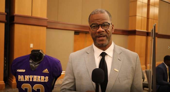 Bubba McDowell at 2022 SWAC Media Day